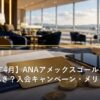 ANAアメックスゴールドカードの特典をイメージした画像