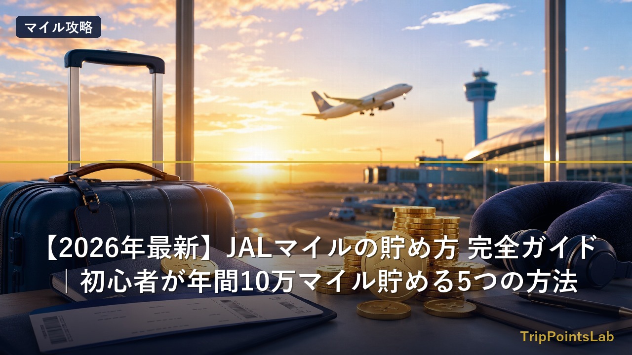 JALマイルを貯めて旅行を楽しむイメージ