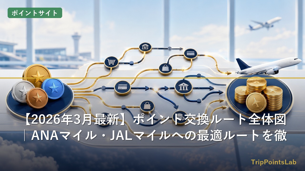 ポイント交換ルート全体図のイメージ