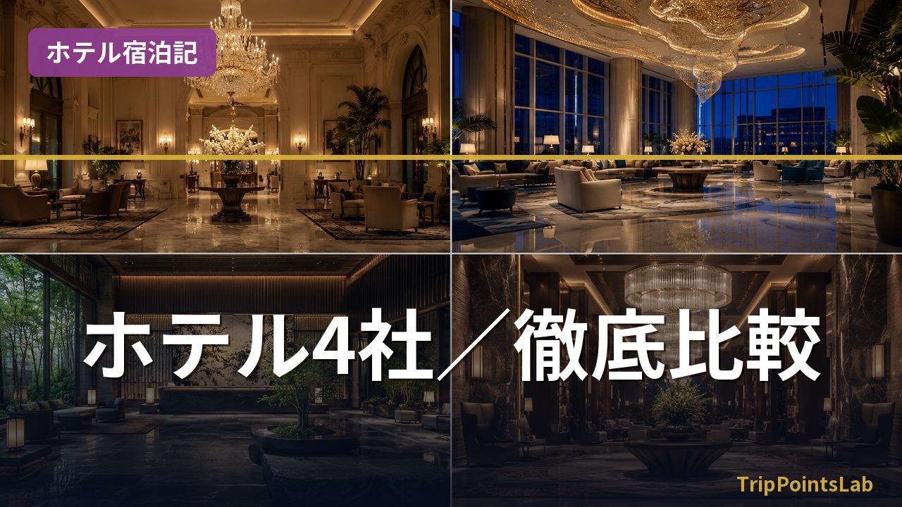 ホテル4社／徹底比較