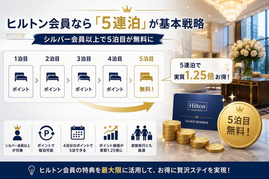 ヒルトンホテル ポイント 5万ポイント ヒルトンホテル ポイント 5万