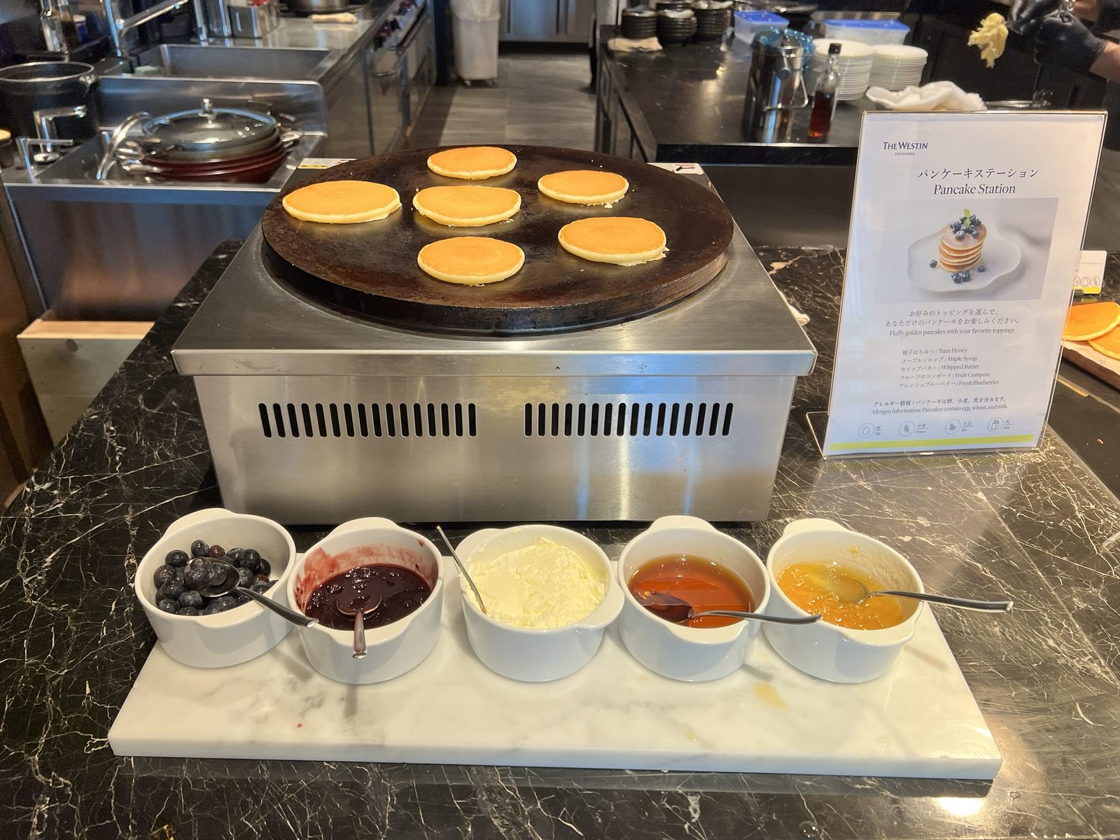 PACIFIC TABLEのパンケーキステーション