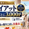 ハイアット秋キャンペーン2026｜3泊ごとに3,000P・12月15日まで。家族の取りこぼし注意点
